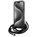 Etui Karl Lagerfeld IML Crossbody Monogram Karl & Choupette Head MagSafe na iPhone 16 Pro - czarne