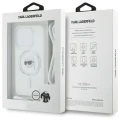 Etui Karl Lagerfeld Crossbody IML Karl Head Magsafe na iPhone 16 Pro - przezroczyste