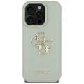 Etui Guess Grained Big 4G Logo Small Classic Logo na iPhone 16 Pro - zielone