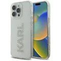 Etui Karl Lagerfeld IML Rhinestones Logo na iPhone 16 Pro - przezroczyste