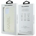 Etui Karl Lagerfeld IML Rhinestones Logo na iPhone 16 Pro - przezroczyste