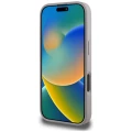 Etui Guess Grained Roses Big 4G logo na iPhone 16 Pro - fioletowe