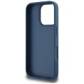 Etui Guess Grained Roses Big 4G logo na iPhone 16 Pro - niebieskie