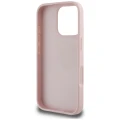 Etui Guess Grained Roses Big 4G logo na iPhone 16 Pro - różowe