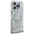 Etui Karl Lagerfeld IML Karl Script Pattern MagSafe na iPhone 16 Pro - białe