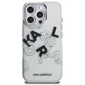 Etui Karl Lagerfeld IML Sketched Graphic na iPhone 16 Pro - przezroczyste