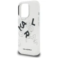 Etui Karl Lagerfeld IML Sketched Graphic na iPhone 16 Pro - przezroczyste