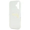 Etui Guess IML Heart na iPhone 16 plus - przezroczyste