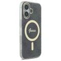Etui Guess IML 4G MagSafe na iPhone 16 Plus - czarne