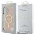 Etui Guess IML 4G MagSafe na iPhone 16 Plus - różowe