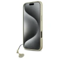 Etui Guess 4G Charms Collection na iPhone 16 Plus - brązowe