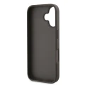 Etui Guess 4G Bottom Stripe na iPhone 16 Plus 6.7" - brązowe