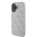 Etui Guess 4G Classic na iPhone 16 - różowe