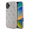 Etui Guess 4G Bottom Stripe na iPhone 16 - różowe