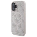 Etui Guess 4G Ring Classic Logo MagSafe na iPhone 16 - różowe