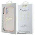Etui Guess IML Heart na iPhone 16 - różowe