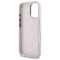 Etui Guess Silicone Logo Strass 4G na iPhone 16 - jasnoróżowe