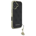 Etui Guess 4G Charms Collection na iPhone 16 - czarne