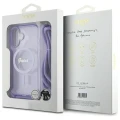 Etui Guess Crossbody Cord Script MagSafe na iPhone 16 - fioletowe