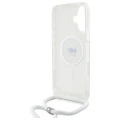 Etui Karl Lagerfeld Crossbody IML Karl Head Magsafe na iPhone 16 - przezroczyste