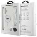 Etui Karl Lagerfeld Crossbody IML Karl Head Magsafe na iPhone 16 - przezroczyste