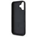 Etui Guess 4G Flowers Print MagSafe na iPhone 16 6.1" - czarne