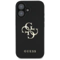 Etui Guess Grained Big 4G Logo Small Classic Logo na iPhone 16 - czarne