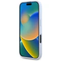 Etui Guess Grained Big 4G Logo Small Classic Logo na iPhone 16 - niebieskie