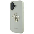 Etui Guess Grained Big 4G Logo Small Classic Logo na iPhone 16 - zielone