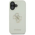 Etui Guess Grained Big 4G Logo Small Classic Logo na iPhone 16 - zielone