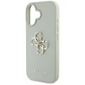 Etui Guess Grained Big 4G Logo Small Classic Logo na iPhone 16 - zielone