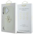 Etui Guess Grained Big 4G Logo Small Classic Logo na iPhone 16 - zielone
