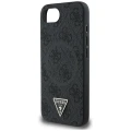 Etui Guess 4G Ring Triangle Logo MagSafe na iPhone 16e - czarne