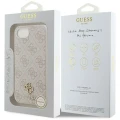 Etui Guess 4G Small 4G and Classic MagSafe na iPhone 16e - różowe