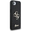 Etui Guess Fixed Glitter Big 4G na iPhone 16e - czarne