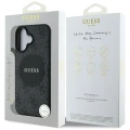 Etui Guess 4G Circle Classic Logo MagSafe na iPhone 16 - czarne
