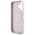 Etui Guess 4G Circle Classic Logo MagSafe na iPhone 16 - różowe