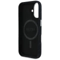 Etui Guess Denim Triangle Logo MagSafe na iPhone 16 - czarne