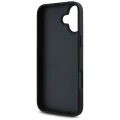 Etui Guess Grained Roses Big 4G logo na iPhone 16 - czarne