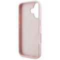 Etui Guess Grained Roses Big 4G logo na iPhone 16 - różowe
