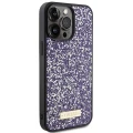 Etui Guess Rhinestone Metal Logo na iPhone 15 Pro Max - różowe