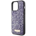 Etui Guess Rhinestone Metal Logo na iPhone 15 Pro Max - różowe