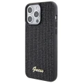 Etui Guess Disco Metal Script na iPhone 15 Pro Max - czarne