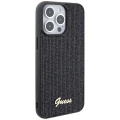 Etui Guess Disco Metal Script na iPhone 15 Pro Max - czarne