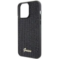 Etui Guess Disco Metal Script na iPhone 15 Pro Max - czarne