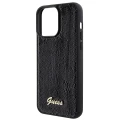 Etui Guess Sequin Script Metal na iPhone 15 Pro Max - czarne