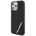 Etui Karl Lagerfeld 3D Rubber Multi Logo na iPhone 15 Pro Max - czarne