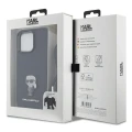 Etui Karl Lagerfeld Crossbody Saffiano Monogram Metal Pin Karl & Choupette na iPhone 15 Pro Max - czarne