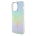 Etui Guess IML Iridescent MagSafe do iPhone 15 Pro Max - turkusowe