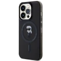 Etui Karl Lagerfeld IML Ikonik MagSafe do iPhone 15 Pro Max - czarne
